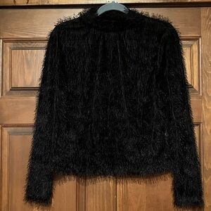 Zara Black Teddy Sweater
